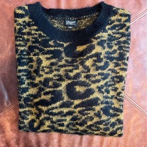 Straight To Hell “Riley” Leopard Sweater, L
